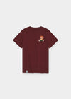 T-shirt "Pumuckl laughs" - dark red (kids)
