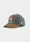 Cap "Grantig by nature" - dark gray (kids curved), v2