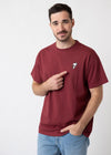 T-Shirt "Peanuts: Prost; Snoopy" - dunkelrot