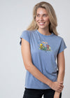 T-Shirt "Oh wie schön ist Bavaria" - hellblau (Damen)